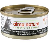 ALMO NATURE HFC Jelly Cat Lattina Multipack 24x70G TONNO CON CALAMARI