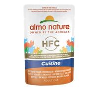 Almo nature HFC Jelly Filetto di Pollo e Formaggio 55g - Alimento per animali