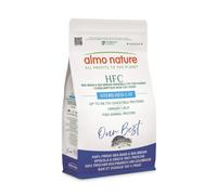 Almo Nature HFC Our Best - Sterilised - Croccantini per Gatti Adulti Sterilizzati o Poco Attivi - Spigola E Orata Freschi - Urinary Help, Altamente Digeribili, Human Grade, Senza Glutine - 1,2kg