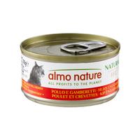 Almo Nature HFC Natural 6 x 70 g Alimento umido per gatto - Pollo & Gamberetti - NUOVO!