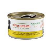 Almo Nature HFC Natural - Alimento Umido per Cani - Coscia di Pollo - Qualità Human Grade, Senza Glutine, Monoproteico - 95g, Confezione da 24