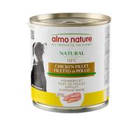 Almo Nature HFC Natural - Alimento Umido per Cani - Filetto di Pollo - Qualità Human Grade, Senza Glutine, Monoproteico - 280g, Confezione da 12
