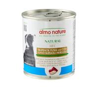 Almo Nature HFC Natural - Alimento Umido per Cani - Tonno Skipjack e Merluzzo - Qualità Human Grade, Senza Glutine - 290g, Confezione da 12