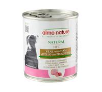 Almo Nature HFC Natural - Alimento Umido per Cani - Vitello con Prosciutto - Qualità Human Grade, Senza Glutine - 290g, Confezione da 12