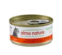 almo nature HFC Natural, Alimento Umido per Gatti - Pollo con Zucca - Confezione da 1.68 kg (24 x 70 g)