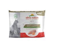 Almo Nature HFC Natural Alimento Umido per Gatti - Pollo e Gamberetti - 55g, Pacco da 6