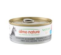 almo nature HFC Natural, Alimento Umido per Gatti - Tonno con Acciughine - Confezione da 3.6 kg (24 x 150 g)