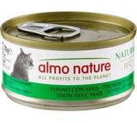 ALMO NATURE HFC Natural Cat Lattina Multipack 24x70G TONNO CON MAIS