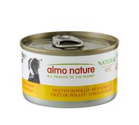 Almo Nature HFC Natural Dog 95 gr Filetto di pollo - confezione da 6 pezzi - Cibo umido per cani - 1° ORDINE? scegli lo sconto BZR5 / BZR20 + 200 punti fedeltà