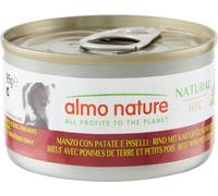ALMO NATURE HFC Natural Dog Lattina Multipack 24x95G MANZO CON PATATE E PISELLI