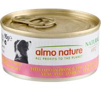 ALMO NATURE HFC Natural Dog Lattina Multipack 24x95G VITELLO E PROSCIUTTO