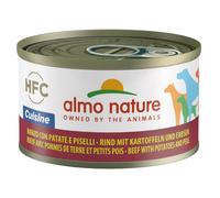Almo Nature Dog HFC Natural Manzo con Patate e Piselli - Almo Nature Dog HFC Natural Manzo con Patate e Piselli - Lattina Da 95 Gr - CONFEZIONE RISPARMIO
