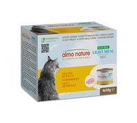 Almo Nature Made in Italy per Gatto - Mega Pack HFC Natural Light Meal con Filetto di Pollo, 4 x 50 g