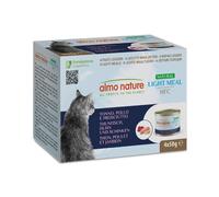 Almo Nature HFC Natural Light 4 x 50 g Alimento umido per gatti - Tonno, Pollo e Prosciutto