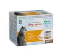 almo nature HFC Natural Light Meal - Petto di Pollo - Cibo Umido per Gatti Adulti - 4 lattine da 50g