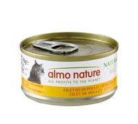 Almo Nature HFC Natural monoproteico Cat 70 gr Filetto di pollo - confezione da 6 pezzi - 1° ORDINE? scegli lo sconto BZR5 / BZR20 + 200 punti fedeltà
