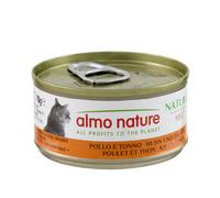 Almo Nature HFC Natural monoproteico Cat 70 gr Pollo e tonno - confezione da 6 pezzi - 1° ORDINE? scegli lo sconto BZR5 / BZR20 + 200 punti fedeltà