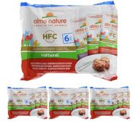 Almo Nature Hfc Natural Pollo Umido Gatto - 6 Buste, color Ricette Pollo Assortite, 87.48 ml (Confezione da 4)