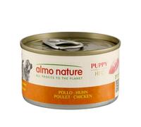 Almo Nature HFC Puppy - Alimento Umido per Cuccioli - Pollo - Qualità Human Grade, Senza Glutine, Monoproteico - 95g, Confezione da 24