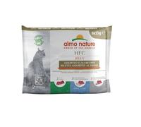 Almo Nature HFC Jelly in buste 6 x 55 g umido per gatto - Mix: Tonno, Tonno e Sogliola, Tonno con Acciughine