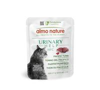 Almo Nature HFC Urinary Help - Cibo Umido per Gatti - Supporto Vie Urinarie - Tonno del Pacifico e Mirtilli Rossi - Human Grade, Monoproteico, Gluten Free - 24x50g
