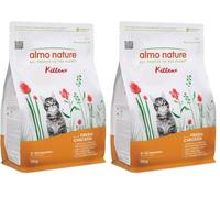 Almo Nature Holistic Cat Kitten mangime Secco per Gattini Gusto Pollo e Riso kg.2 (Confezione da 2)