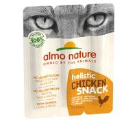 Almo Nature Holistic Snack per gatti - Set %: 3 x 15 g con Pollo