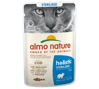 Almo Nature Holistic Sterilised Alimento umido per gatto - 6 x 70 g Merluzzo