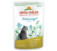 Almo Nature Holistic Urinary Help umido gatto - 6 x 70 g Tacchino