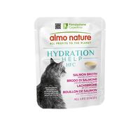Almo Nature Cat HFC Hydration Help Brodo di Salmone con Filetti di Salmone - Almo Nature Cat HFC Hydration Help Brodo di Salmone con Filetti di Salmone - Bustina Da 50 Gr - CONFEZIONE RISPARMIO