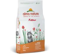 Almo Nature Kitten, Crocchette per Gattini con Pollo Fresco - Sacco da 12 kg