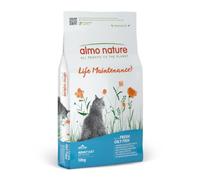 Almo Nature Life Maintenance - Crocchette Gatto con Pesce Azzurro Fresco - Alimento Completo, Pesce Fresco 1° Ingrediente, per Gatti di Tutte le Età - 12 kg