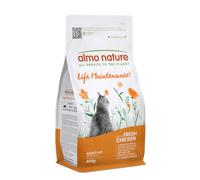 Almo Nature Life Maintenance - Crocchette Gatto con Pollo Fresco - Alimento Completo, Carne Fresca 1° Ingrediente, per Gatti di Tutte le Età - 400 g