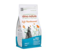 almo nature Life Maintenance - Crocchette per Gatti di Tutte Le età con Pesce Azzurro Fresco Come 1° Ingrediente - Sacco da 400g