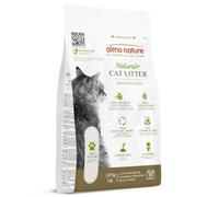 Almo Nature Soft Texture | Lettiera A Trama Finissima Per Gatti, 100% Vegetale, Certificata Biodegradabile e Compostabile | Agglomerante | Copre gli Odori | Compatibile con Robot - 2.27Kg