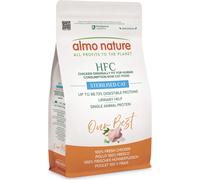 Almo Nature HFC Our Best - Sterilised - Croccantini per Gatti Adulti Sterilizzati o Poco Attivi - Pollo Fresco - Monoproteico, Urinary Help, Altamente Digeribili, Human Grade, Senza Glutine - 1,2kg