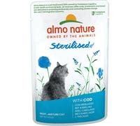 Almo Nature Holistic Sterilised Alimento umido per gatto - 6 x 70 g Merluzzo