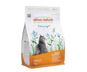 Almo Nature Urinary Help - Crocchette Gatto con Pollo Fresco - Supporto al Sistema Urinario con Glucosamina e Ridotti Livelli di Magnesio, Calcio e Fosforo - Sacco da 2kg