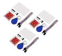 ALMOCN 3PCS PN532 NFC NXP RFID Modulo V3 Kit Near Field Communication Reader Module Kit I2C SPI HSU con S50 Scheda Bianca Chiave Card per Arduino Raspberry Pi Smart Phone FAI DA TE Android Phone