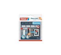 Almohadilla de fijación Tesa Powerstrips CLICK M Blanco Interior 5,4 kg 20x80 mm 8 unidades