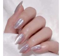 Almond Press On Nails 30 Gatti Eye Lucidy Finish Acrilico Artificiale Per Decorazione Nail Art Dall'aspetto Professionale