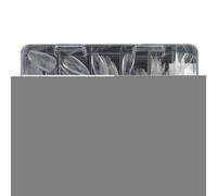 Almonds Nails Set, Transparent Acrylic False Nails, 120pcs, Full Cover Removable Tips, Sturdy Manicure Accessories for nail designists, Home Styling, or Professional Salon Use