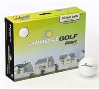 Almost Golf 10 Palline da Golf per allenamento, Bianco
