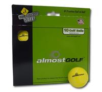 Almost Migliore Pratica Palline da Golf sul Pianeta. Perfetto per Allenamento di Golf. Solido Contact for Great Feedback. Limited Flight per Uso Backyard. Sicuro per Interni.