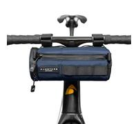 Almsthre Borsa compatta da bar, blu cosmico, borsa rigida per manubrio della bicicletta, con cerniera impermeabile e cinghie regolabili, borsa leggera per manubrio della bicicletta, compatibile con