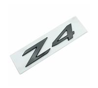 ALMVIS 3D ABS Cromato Nero Z4 Logo Lettere Auto Baule Posteriore del Distintivo Dell'emblema della Decalcomania Misura for BMW Z4 E85 E89 Z4 Adesivo Accessori Adesivi con Logo per Auto(Glossy Black)