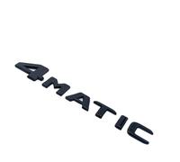 ALMVIS Adatto for Mercedes Adatto for Benz ABCEGS ML SL CL GLA CLA Classe AMG 4MATIC 4 MATIC Adesivo distintivo emblema lettere nere opache cromate for bagagliaio adesivi con logo per auto(Glossy blac
