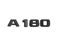 ALMVIS Adesivo con Lettera Emblema for Coperchio Bagagliaio Posteriore in plastica Nera A 160 A 180 A 200 for Classe A W168 W169 W176 A160 A180 A200 Adesivi con Logo per Auto(A180)