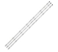 ALMVIS Kit 3 Pezzi 7 LED 830 mm Striscia di retroilluminazione a LED Adatta for LG TV 43LJ624V 43LJ61_FHD_S 43LJ61_FHD_L Innotek 17Y 43 Pollici_A-Tipo 43LJ594-ZA Luce TV LED