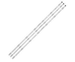 ALMVIS Kit 3 Pezzi 7LED 830mm Striscia di Retroilluminazione A LED Adatta for LG 43UK6300PLB 43UJ651V 43UJ701V 43UJ65_UHD_L Innotek 17Y 43 Pollici_A LC43490074A Luce TV LED